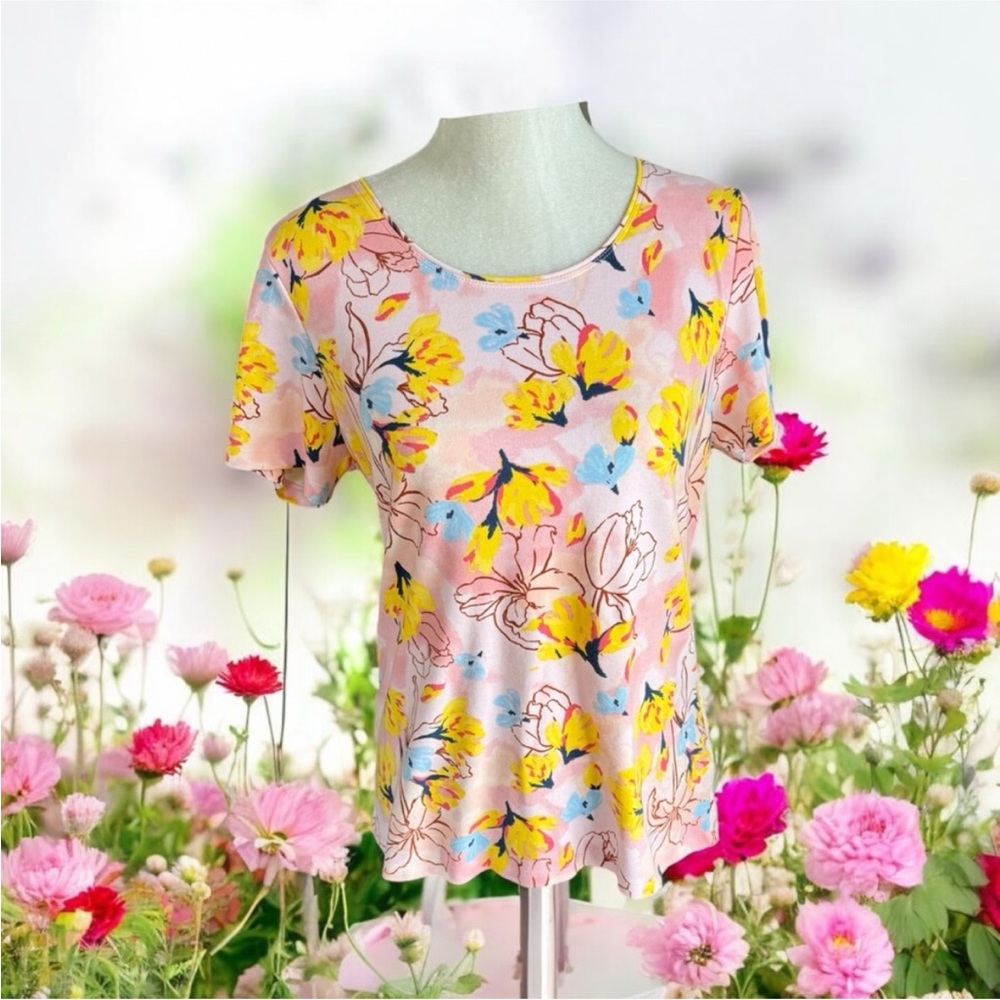 Style & Co Floral Print Blouse